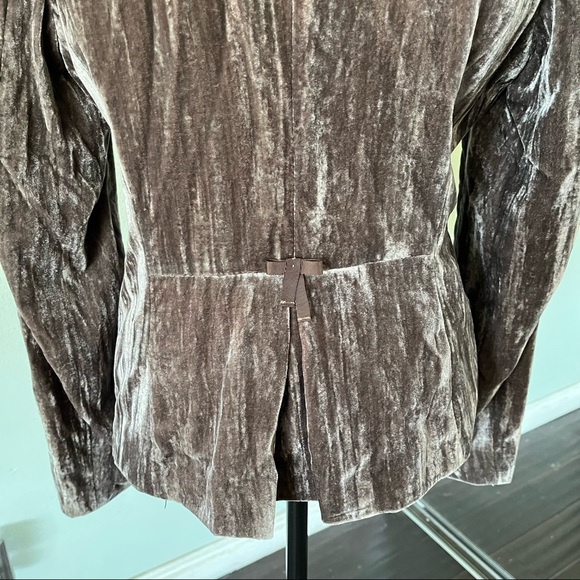 Betty Barclay Crush Velvet Jacket Size 8 - Picture 3 of 8
